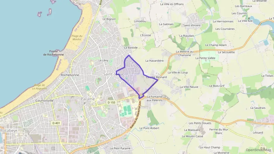 Appartement 57 m² trois pièces à vendre à Saint-Malo