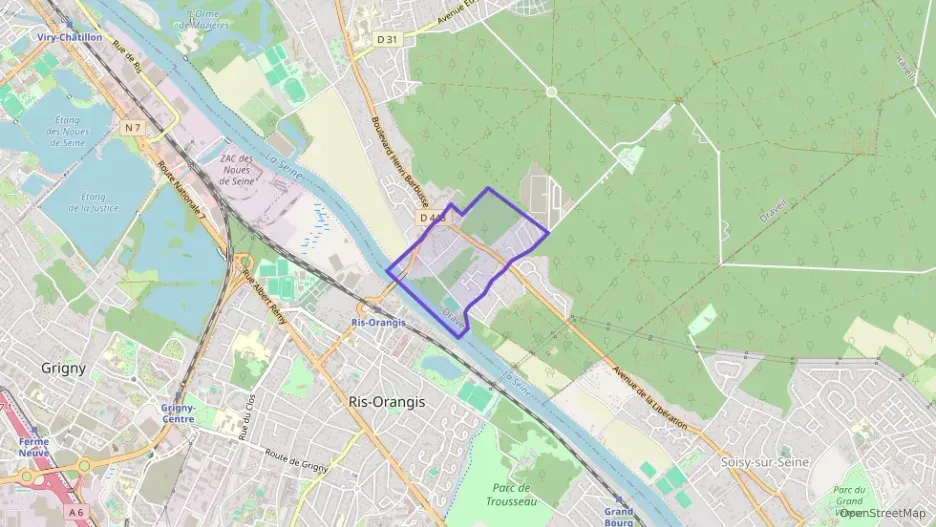 Appartement 49 m² quatre pièces à vendre à Draveil