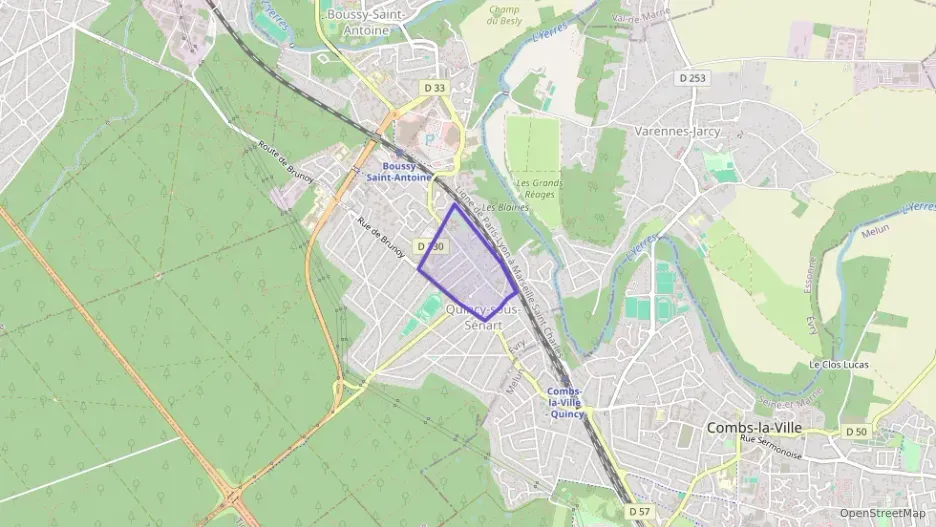 Appartement 55 m² deux pieces à vendre à Quincy-sous-Sénart Appartement 55 m² deux pieces à vendre à Quincy-sous-Sénart