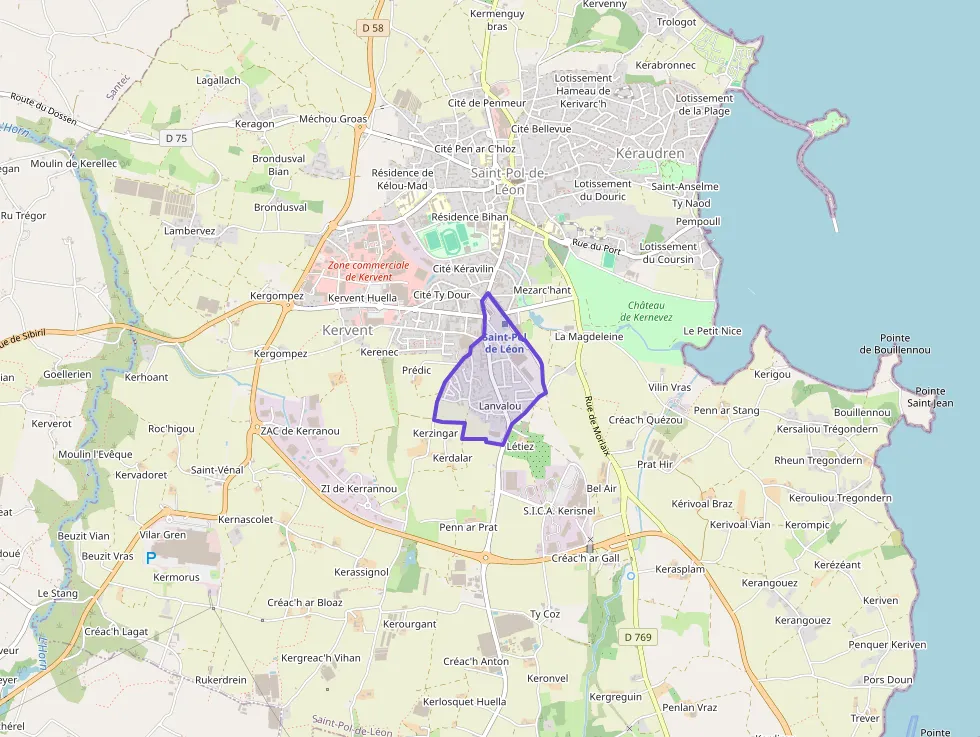 Appartement 51 m² trois pièces à vendre à Saint-Pol-de-Léon