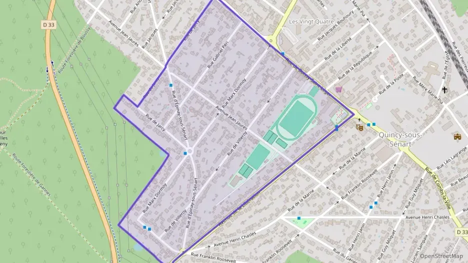 Appartement 53 m² deux pieces à vendre à Quincy-sous-Sénart