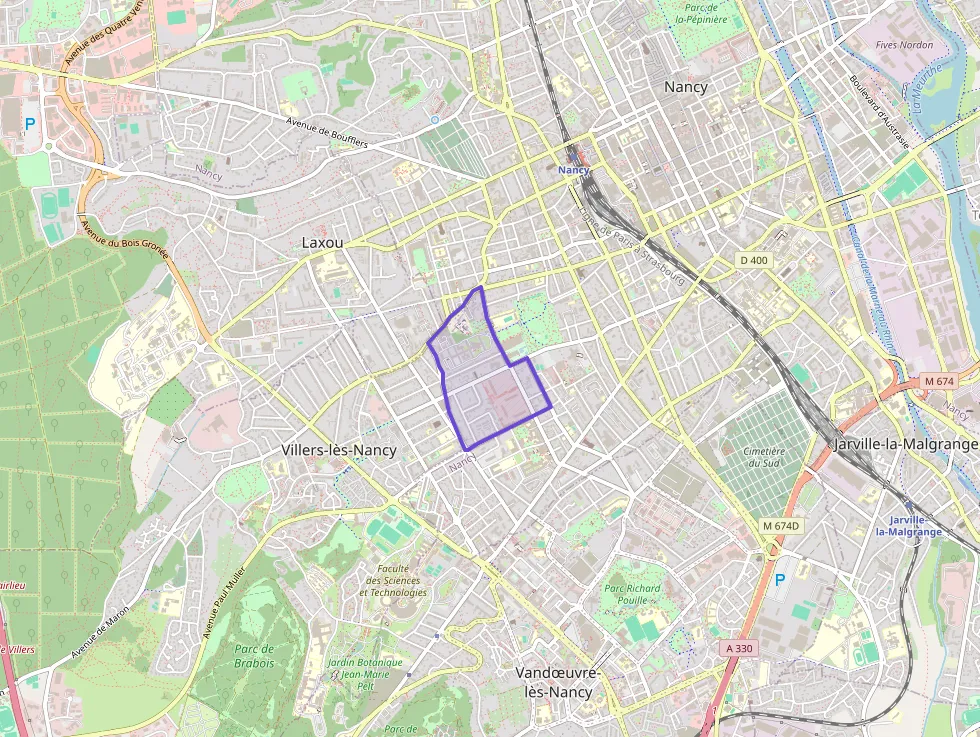 Appartement 56 m² une piece à vendre à Nancy