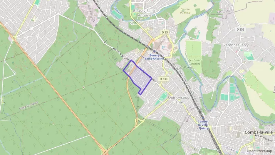 Appartement 35 m² deux pieces à vendre à Quincy-sous-Sénart