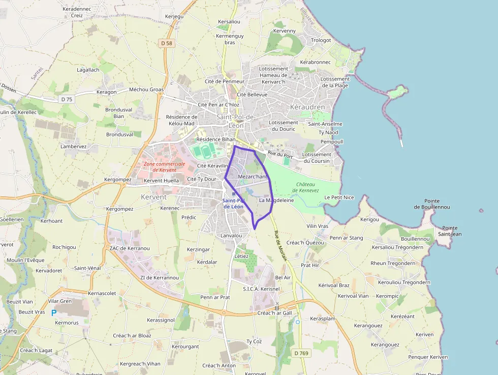 Appartement 48 m² deux pieces à vendre à Saint-Pol-de-Léon