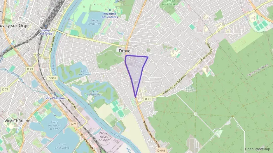 Appartement 70 m² trois pièces à vendre à Draveil