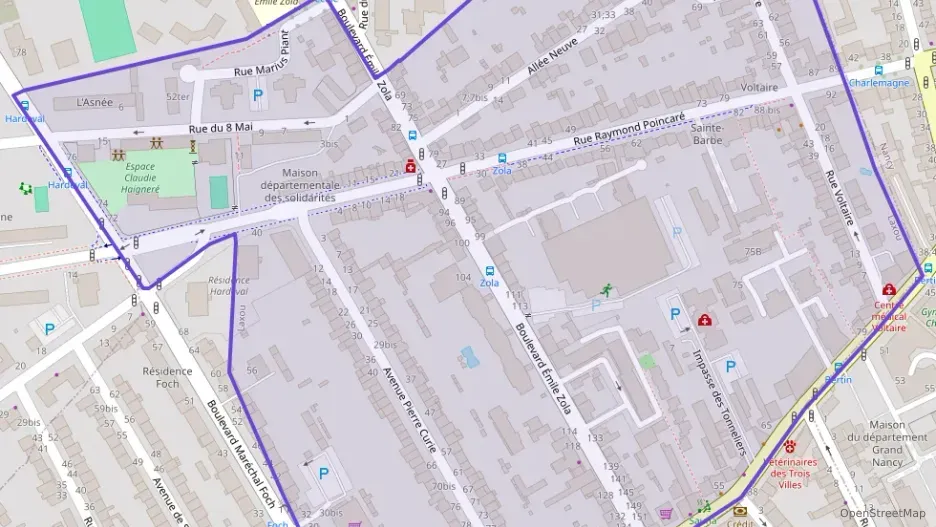 Appartement 71 m² quatre pièces à vendre à Laxou