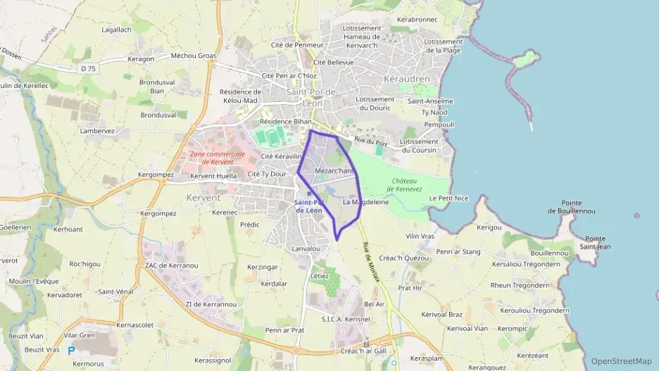 Appartement 44 m² trois pièces à vendre à Saint-Pol-de-Léon