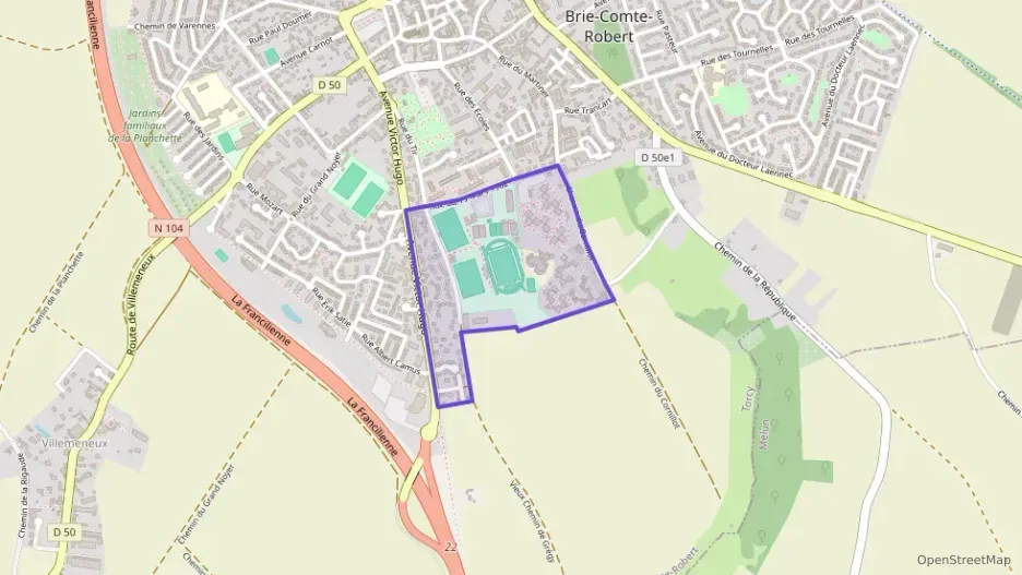 Appartement 60 m² trois pièces à vendre à Brie-Comte-Robert