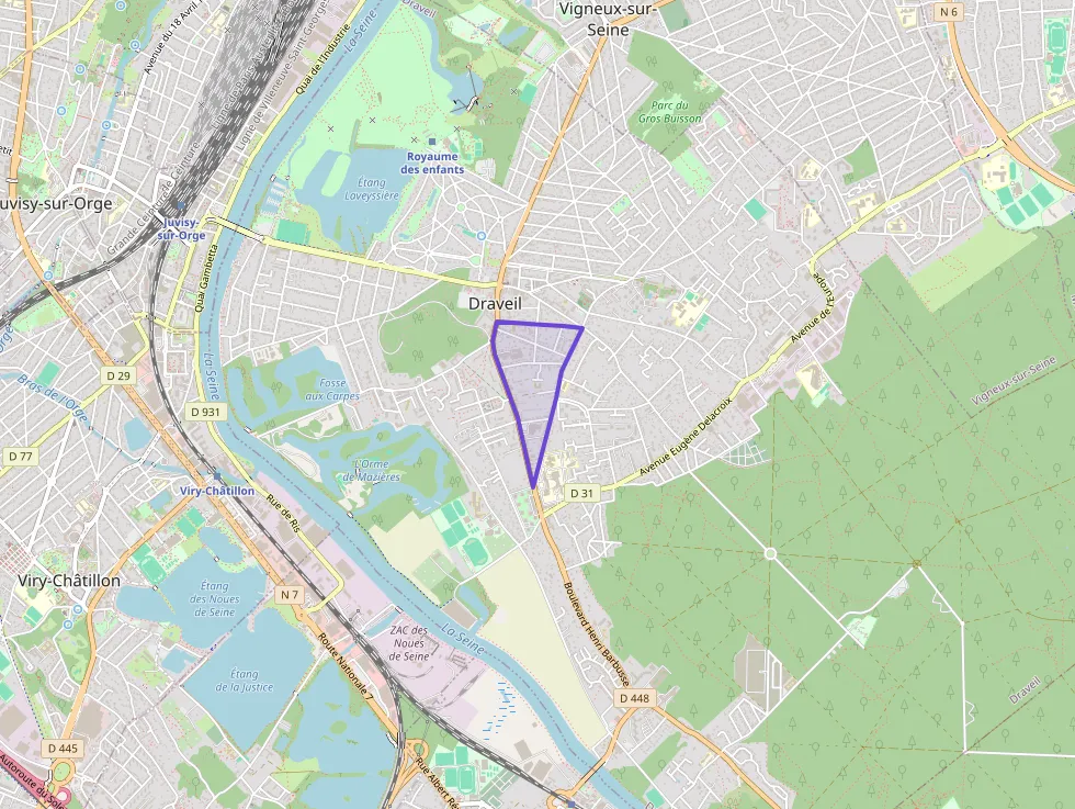 Appartement 68 m² trois pièces à vendre à Draveil