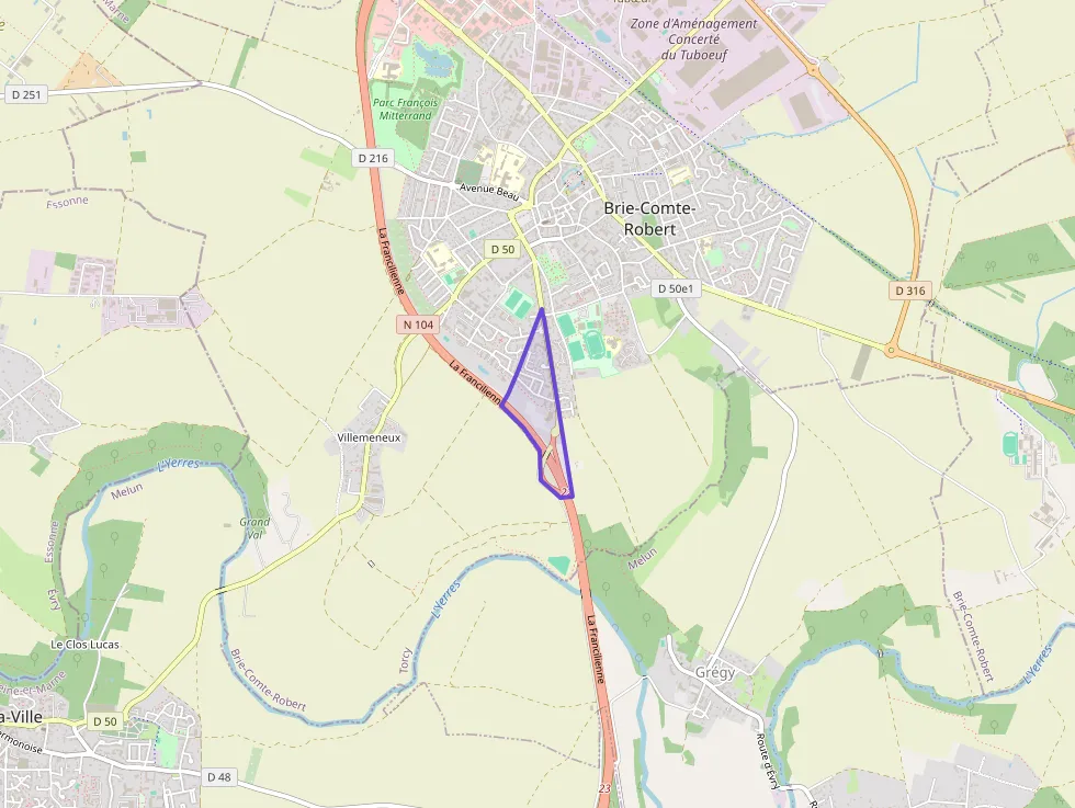 Appartement 42 m² deux pieces à vendre à Brie-Comte-Robert