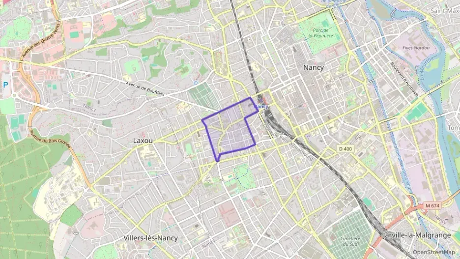 Appartement 40 m² deux pieces à vendre à Nancy