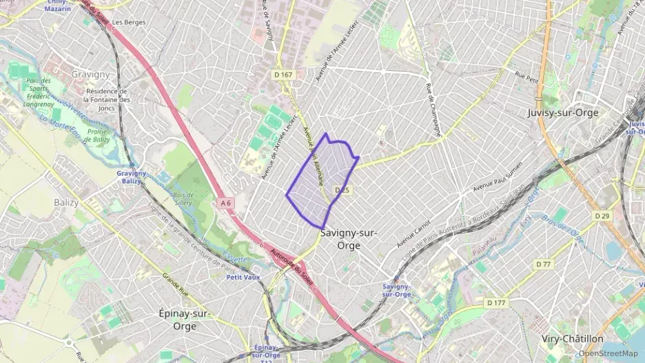 Appartement 55 m² trois pièces à vendre à Savigny-sur-Orge