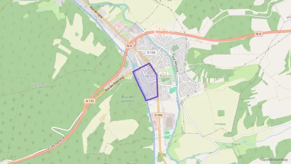 Appartement 60 m² quatre pièces à vendre à Ligny-en-Barrois