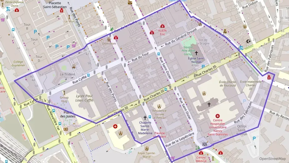 Appartement 74 m² trois pièces à vendre à Nancy