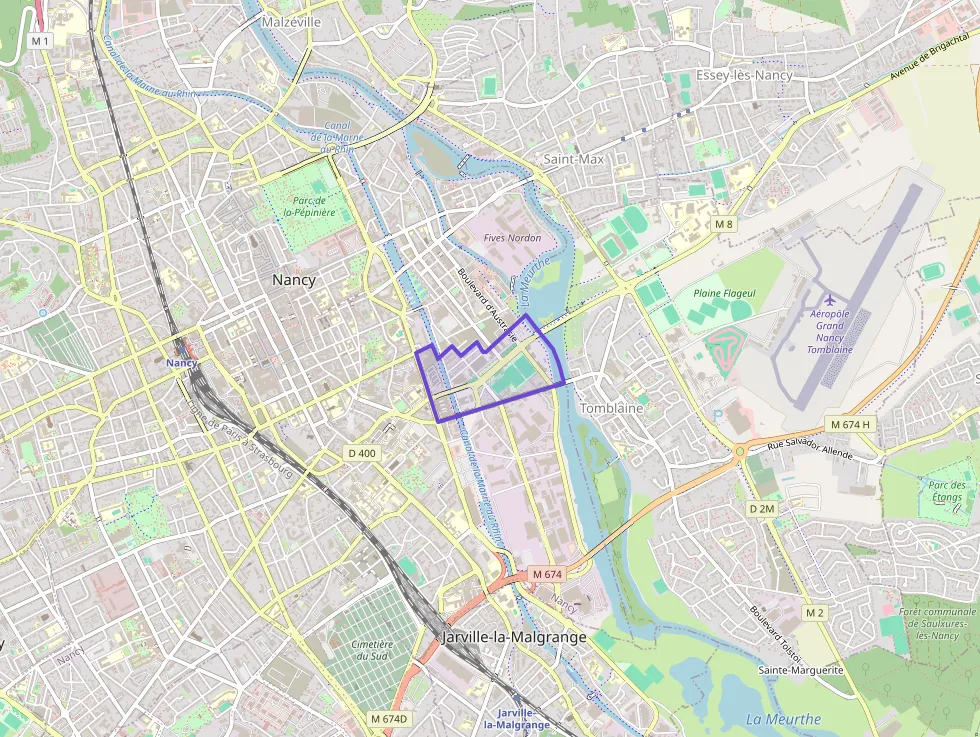 Appartement 35 m² deux pieces à vendre à Nancy