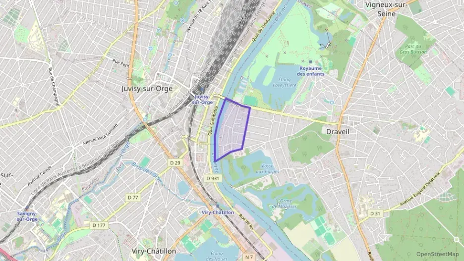 Appartement 52 m² deux pieces à vendre à Draveil