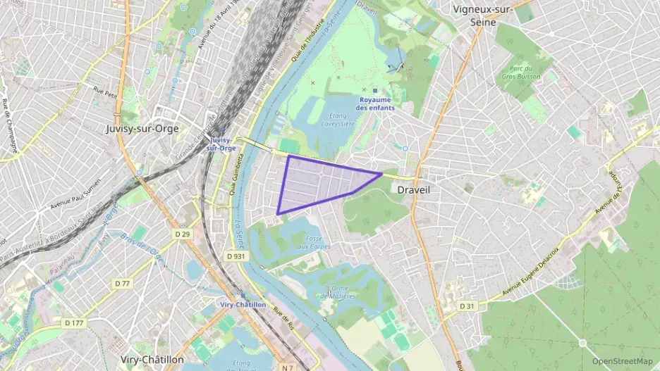 Appartement 66 m² trois pièces à vendre à Draveil