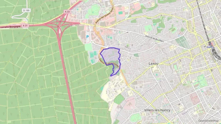 Appartement 100 m² trois pièces à vendre à Laxou