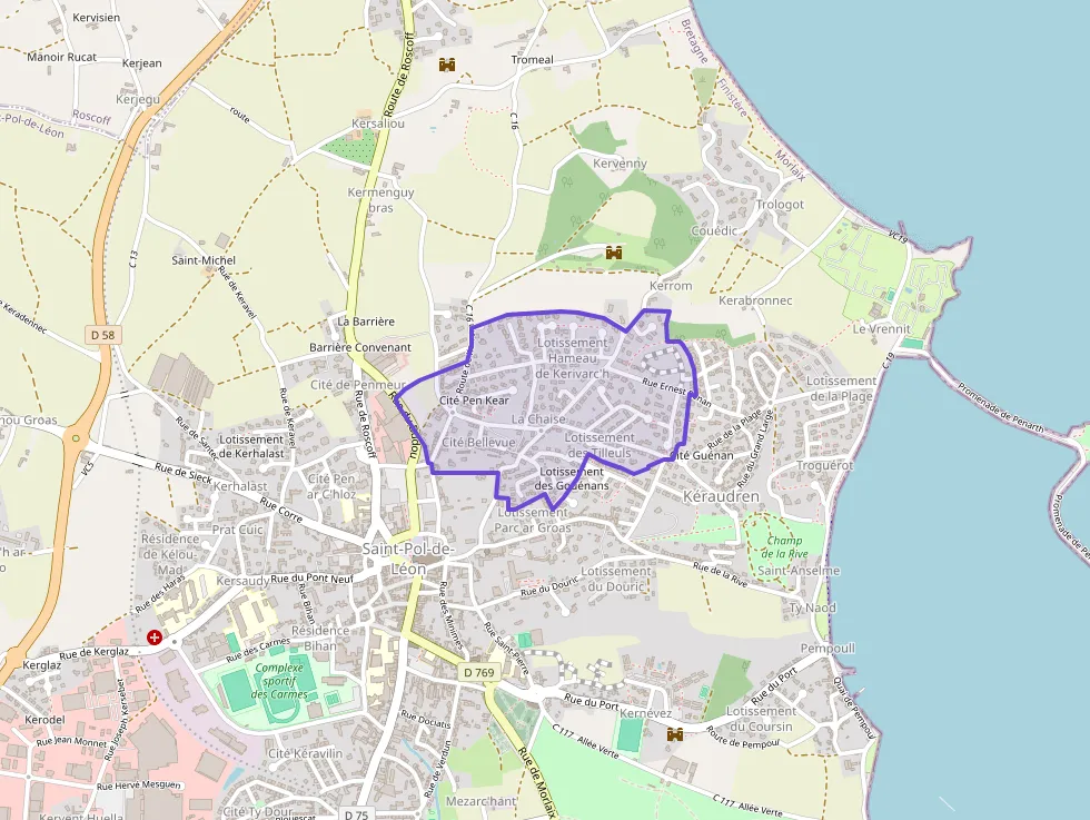 Appartement 20 m² une piece à vendre à Saint-Pol-de-Léon