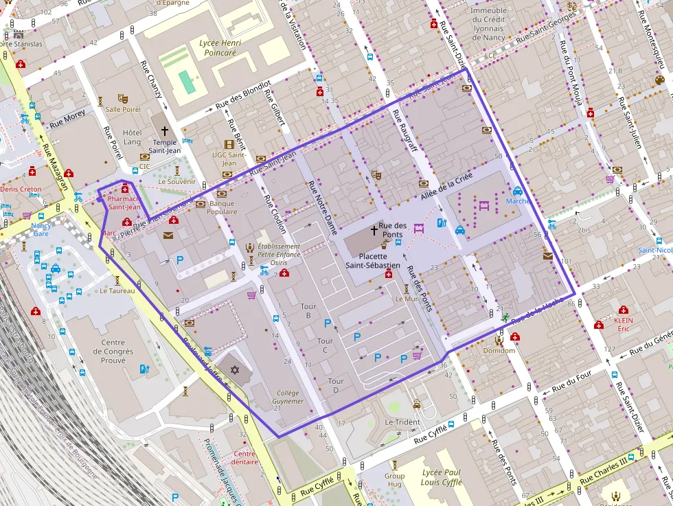 Appartement 25 m² une piece à vendre à Nancy