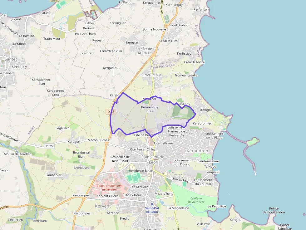 Appartement 58 m² deux pieces à vendre à Saint-Pol-de-Léon