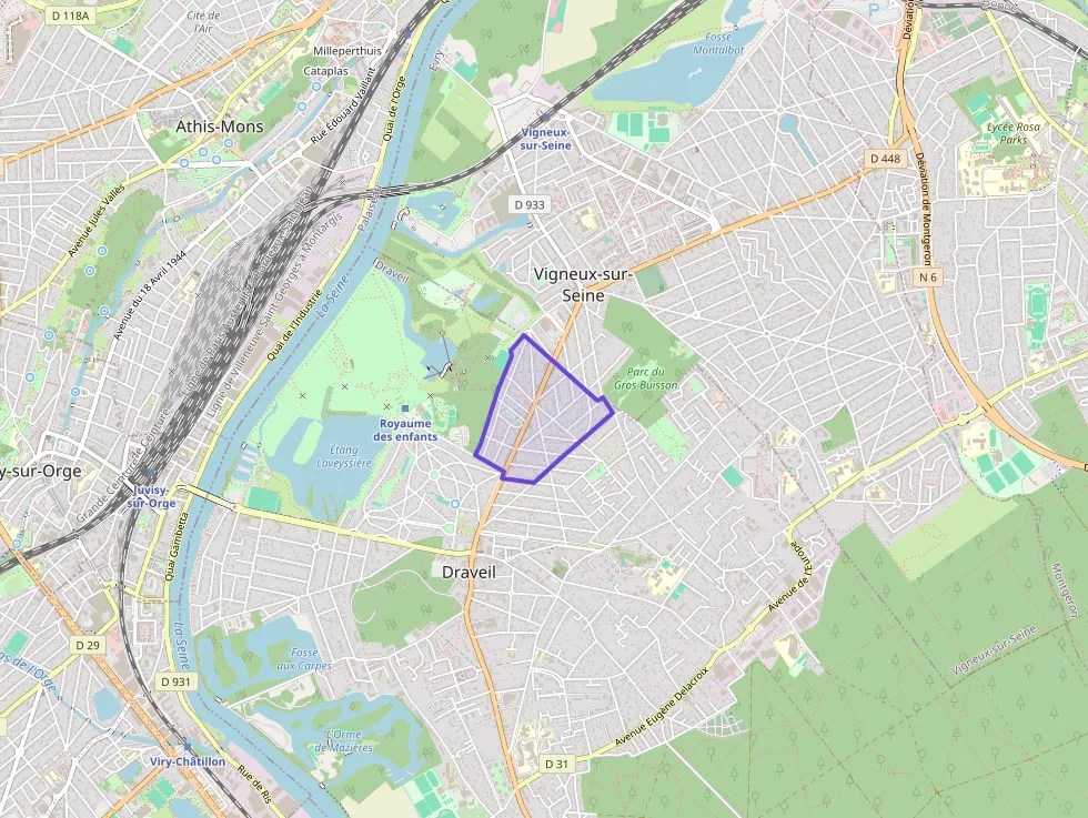 Appartement 33 m² une piece à vendre à Draveil