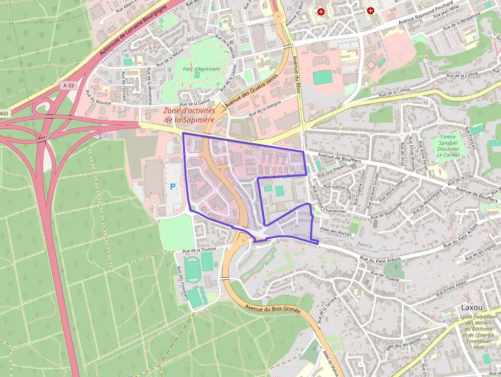 Appartement 39 m² deux pieces à vendre à Laxou