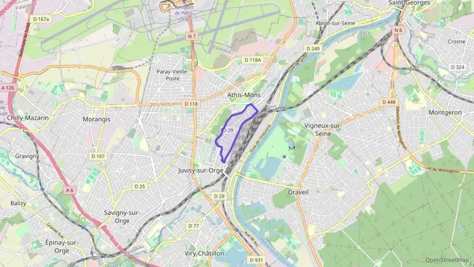 Appartement 34 m² deux pieces à vendre à Athis-Mons
