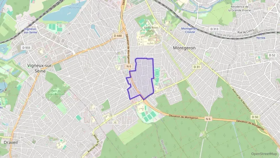 Appartement 53 m² trois pièces à vendre à Montgeron Appartement 53 m² trois pièces à vendre à Montgeron