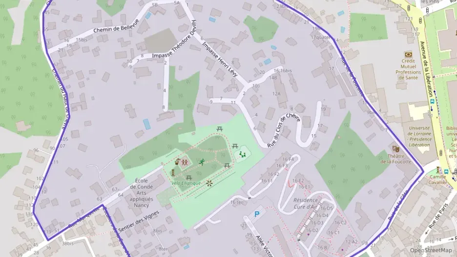 Appartement 47 m² trois pièces à vendre à Nancy