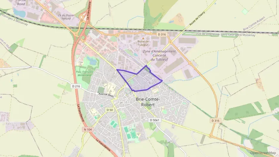 Appartement 39 m² deux pieces à vendre à Brie-Comte-Robert