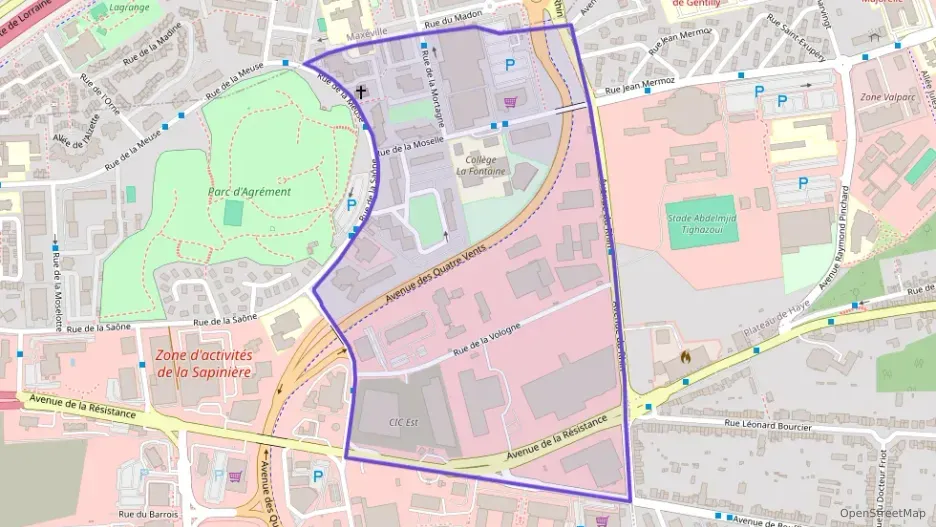 Appartement 84 m² quatre pièces à vendre à Laxou