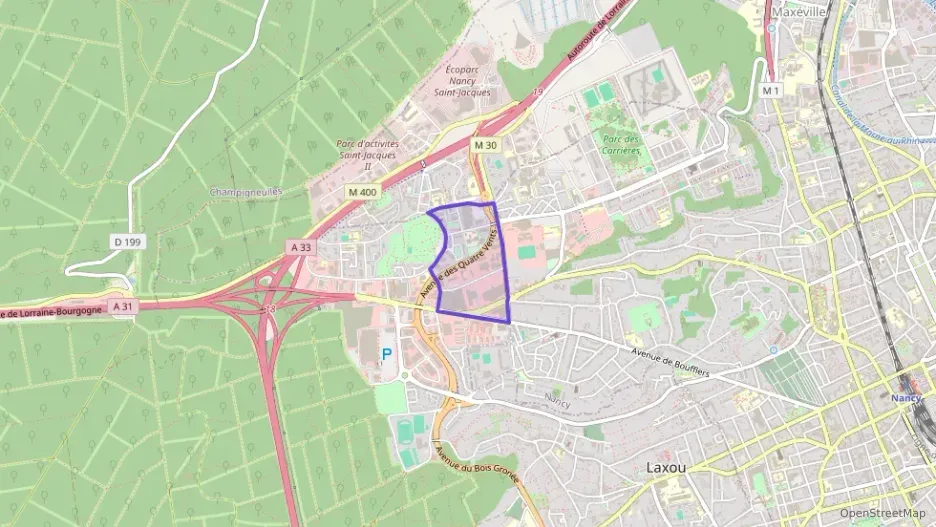 Appartement 84 m² quatre pièces à vendre à Laxou