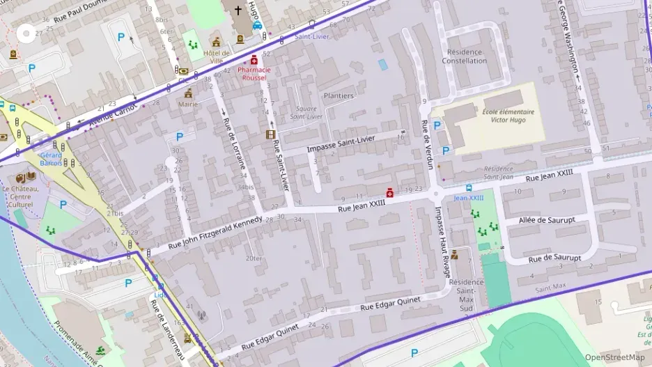 Appartement 72 m² quatre pièces à vendre à Saint-Max