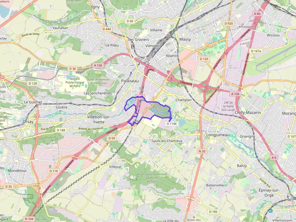 Appartement 61 m² trois pièces à vendre à Villebon-sur-Yvette