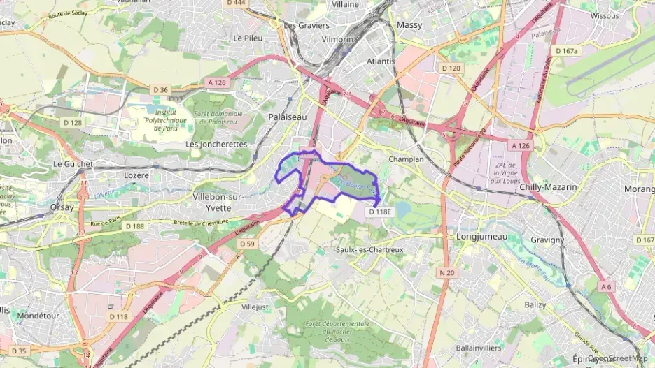 Appartement 61 m² trois pièces à vendre à Villebon-sur-Yvette