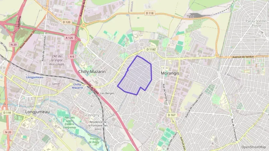 Appartement 55 m² trois pièces à vendre à Morangis Appartement 55 m² trois pièces à vendre à Morangis