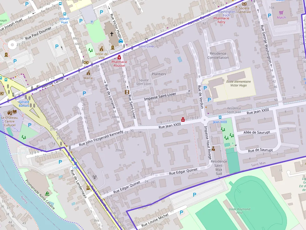 Appartement 96 m² quatre pièces à vendre à Saint-Max