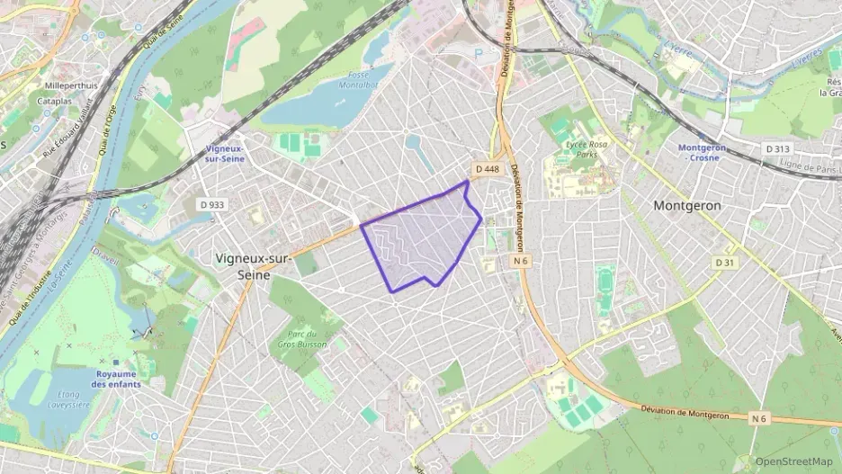 Appartement 63 m² trois pièces à vendre à Vigneux-sur-Seine Appartement 63 m² trois pièces à vendre à Vigneux-sur-Seine