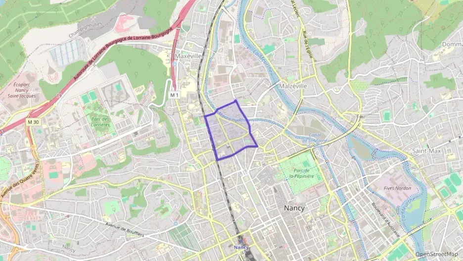 Appartement 106 m² trois pièces à vendre à Nancy