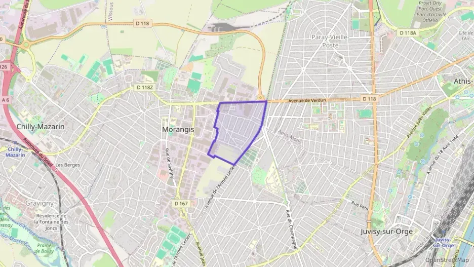 Appartement 63 m² trois pièces à vendre à Morangis