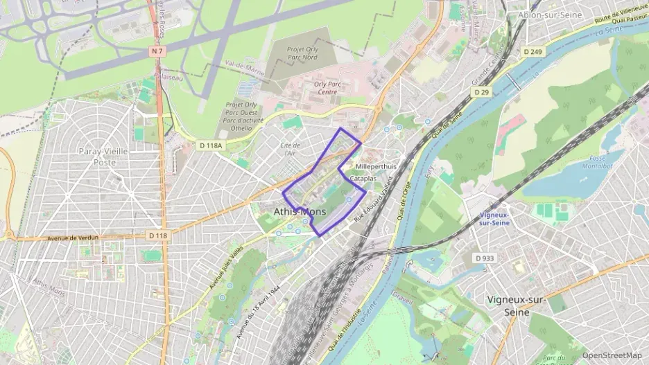 Appartement 65 m² trois pièces à vendre à Athis-Mons