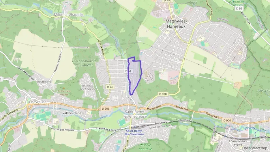Appartement 54 m² trois pièces à vendre à Saint-Rémy-lès-Chevreuse