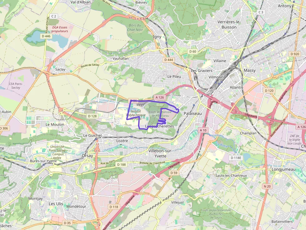 Appartement 61 m² quatre pièces à vendre à Palaiseau