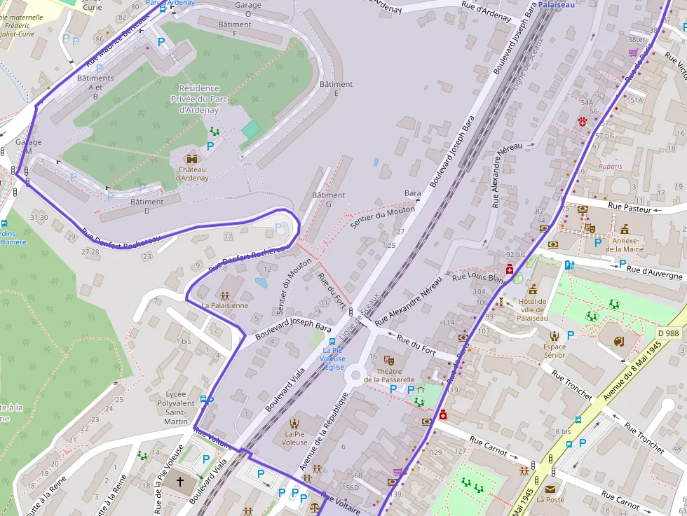 Appartement 66 m² quatre pièces à vendre à Palaiseau