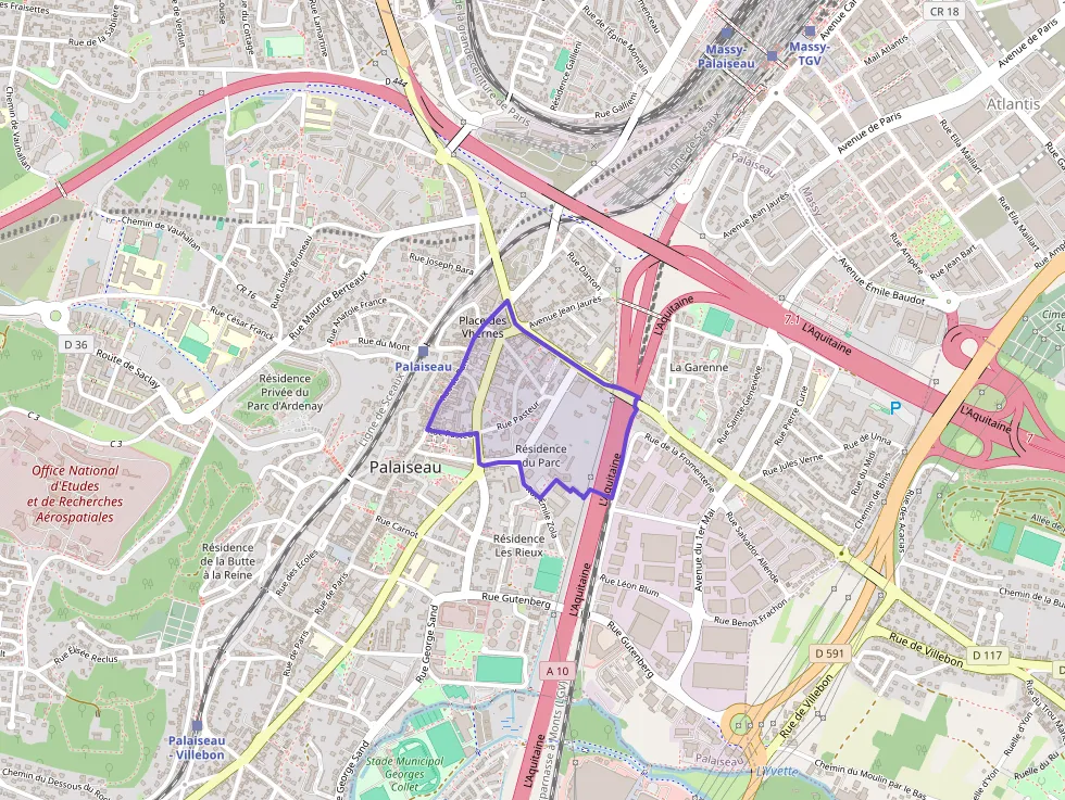 Appartement 45 m² deux pieces à vendre à Palaiseau