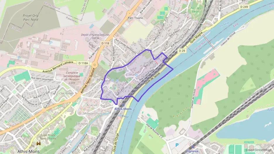 Appartement 70 m² trois pièces à vendre à Athis-Mons