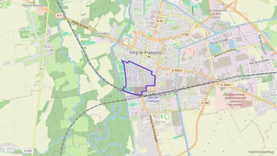 Appartement 40 m² deux pieces à vendre à Vitry-le-François