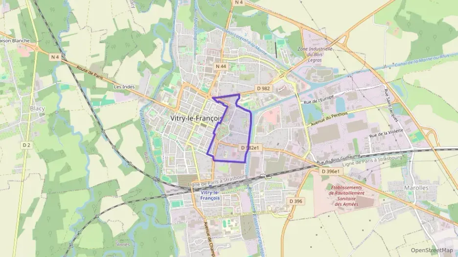 Appartement 64 m² trois pièces à vendre à Vitry-le-François