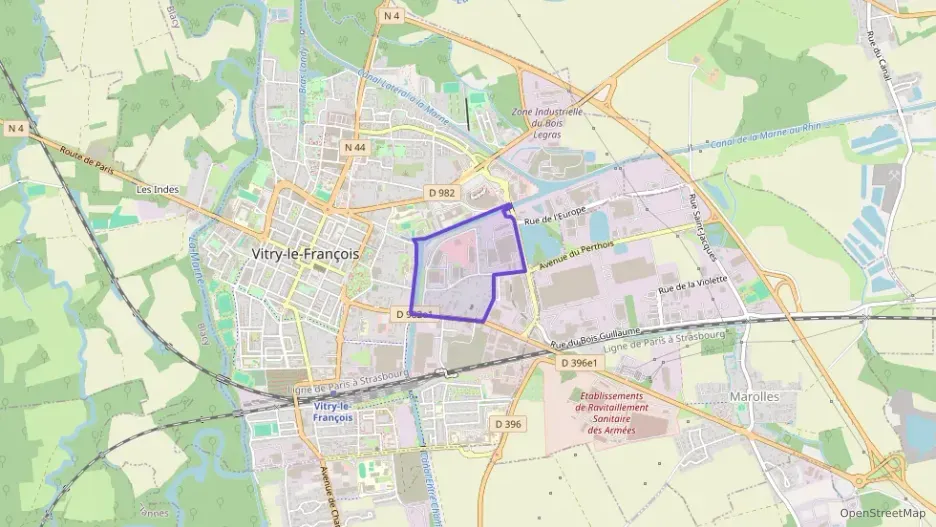 Appartement 71 m² trois pièces à vendre à Vitry-le-François